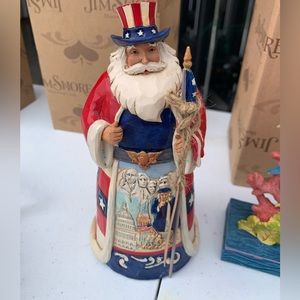 Jim Shore “Star Spangled Santa” 6001474 - American Santa Figurine